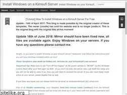 Sites similar to windowsonkimsufi.blogspot.com