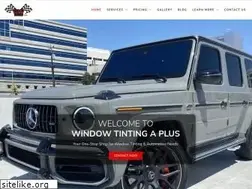 Sites similar to windowtintingaplus.com