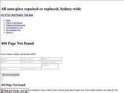 Sites similar to windscreenreplacementsydney.com.au