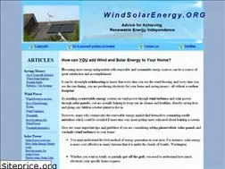 Sites similar to windsolarenergy.org