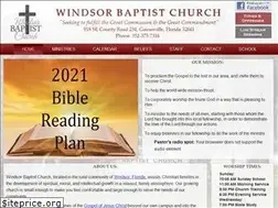 Sites similar to windsorbaptistchurch.com