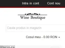 Sites similar to wine-boutique.ro