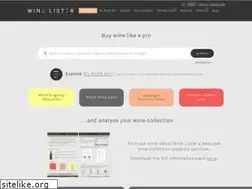 Sites similar to wine-lister.com