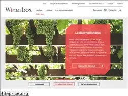 Sites similar to wineandbox.com