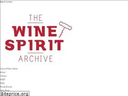 Sites similar to wineandspiritarchive.com