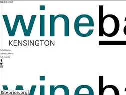 Sites similar to winebarkensington.com