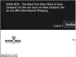 Sites similar to winebox.co.nz