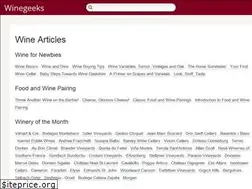 Sites similar to winegeeks.com