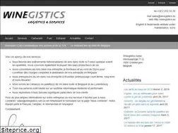 Sites similar to winegistics.com
