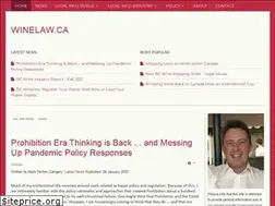 Sites similar to winelaw.ca