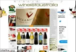 Sites similar to winelistaustralia.com.au