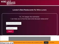 Sites similar to winelistconfidential.com