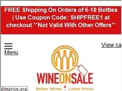 Sites similar to wineonsale.com