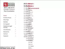 Sites similar to winerlawoffice.com