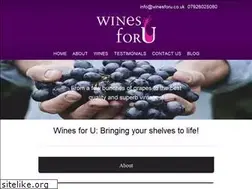 Sites similar to winesforu.co.uk