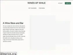 Sites similar to winesofwhile.com