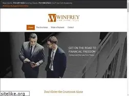 Sites similar to winfreylawfirm.com