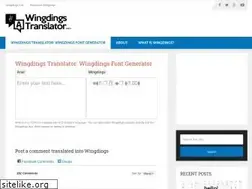 Sites similar to wingdingstranslator.com