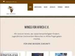 Sites similar to wings-for-africa.org