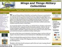 Sites similar to wingsandthingsmilitaria.com