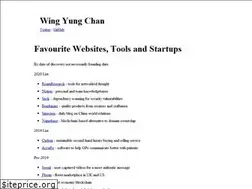 Sites similar to wingyungchan.com
