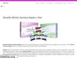 Sites similar to winionsanitarynapkin.com
