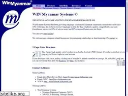 Sites similar to winmyanmar.tripod.com