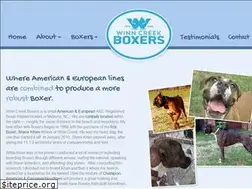 Sites similar to winncreekboxers.com
