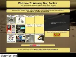 Sites similar to winningblogtactics.com