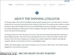 Sites similar to winninglitigator.com