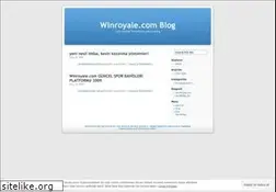 Sites similar to winroyale.wordpress.com
