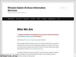 Sites similar to winstonsalemalanon.org