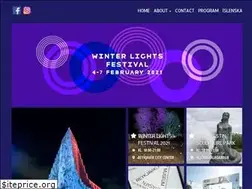 Sites similar to winterlightsfestival.is
