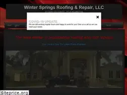 Sites similar to winterspringsroofingandrepair.com
