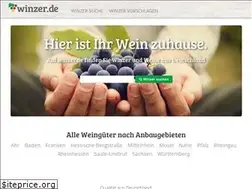 Sites similar to winzer.de