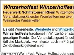 Sites similar to winzerhoffest.de