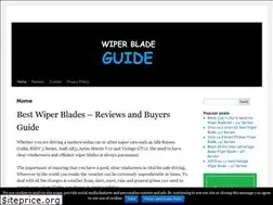 Sites similar to wiperbladeguide.com
