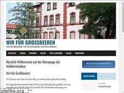 Sites similar to wir-fuer-grossbeeren.de