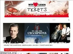 Sites similar to wir-lieben-tickets.de
