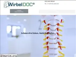 Sites similar to wirbeldoc.de