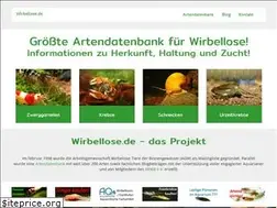 Sites similar to wirbellose.de