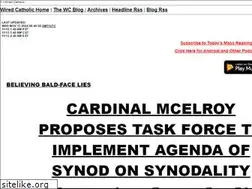 Sites similar to wiredcatholic.com