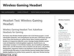 Sites similar to wireless-gaming-headset.de