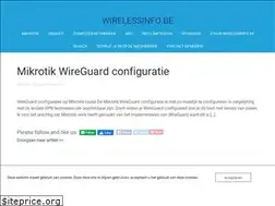 Sites similar to wirelessinfo.be