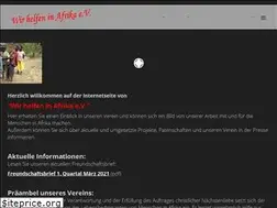Sites similar to wirhelfeninafrika.de