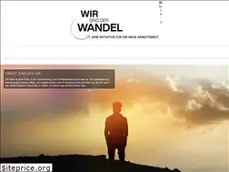 Sites similar to wirsindderwandel.de