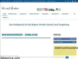 Sites similar to wirsindwerder.de