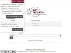 Sites similar to wirtrauern.de