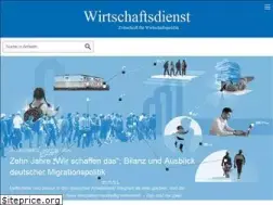 Sites similar to wirtschaftsdienst.eu