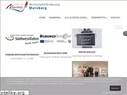 Sites similar to wirtschaftsfoerderung-marsberg.de